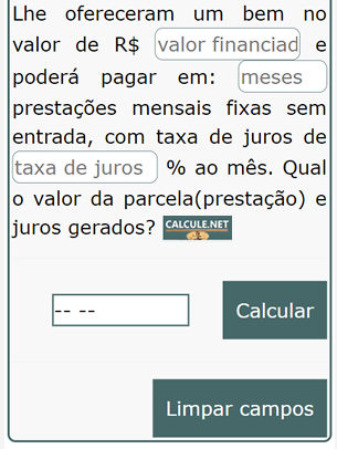 Clique em Limpar para recomeçar Clique em Limpar para recomeçar