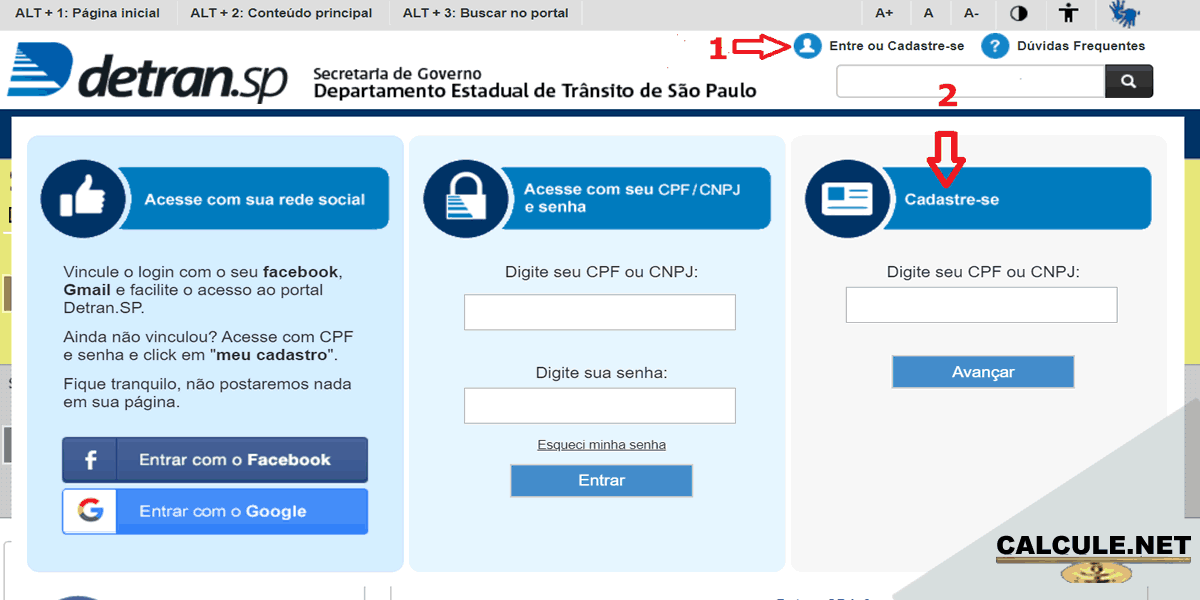 Detran-SP Entrar, Cadastrar Detran-SP Entrar, Cadastrar