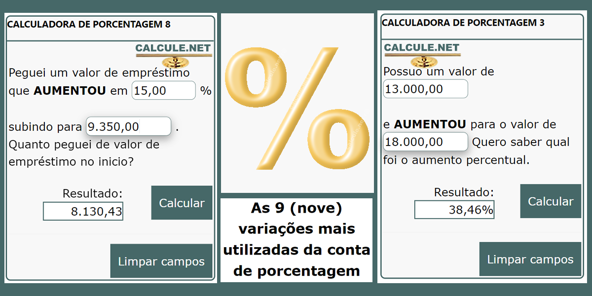 PORCENTAGEM, COMO CALCULAR PORCENTAGEM