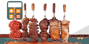 Calculadora de churrasco, calcule a quantidade de carnes online
 | Calcule.net