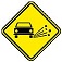 placa de advertência A-29