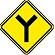 placa de advertência A-9