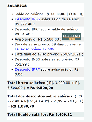 Veja o detalhado de salários