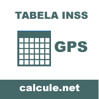 Tabela GPS INSS Tabela GPS INSS